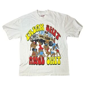 AWGE Freak White Shirt Men's Medium Asap Rocky Mob Worldwide Sold Out NWOT